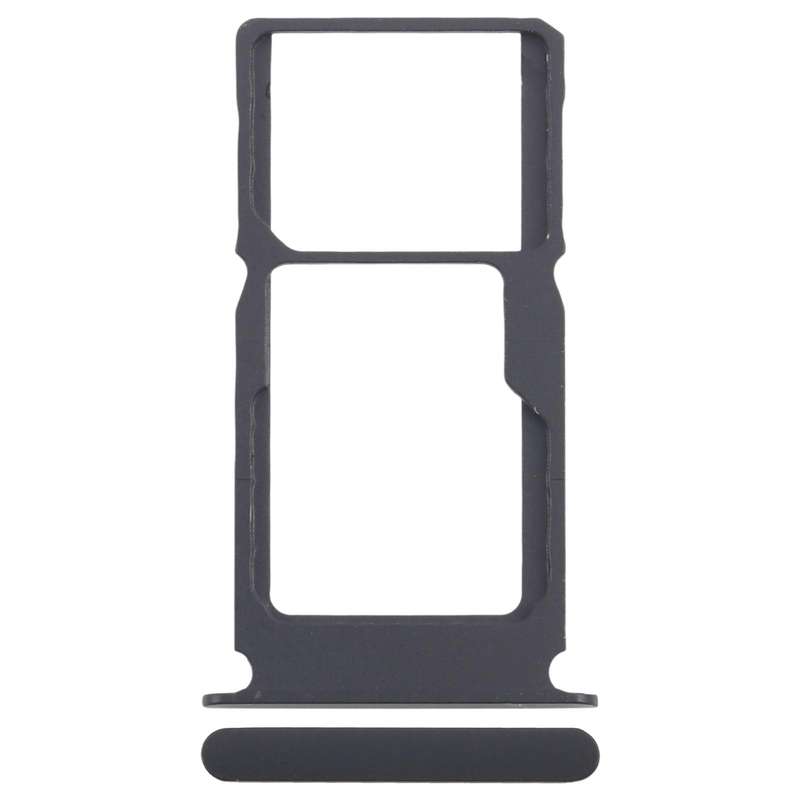For Nokia G50 Original SIM Card Tray + SIM Card Tray / Micro SD Card Tray (Black)