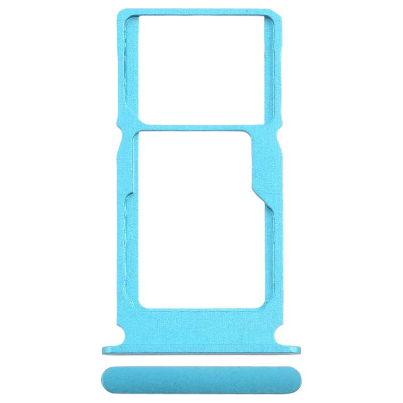 For Nokia G50 Original SIM Card Tray + SIM Card Tray / Micro SD Card Tray (Blue)