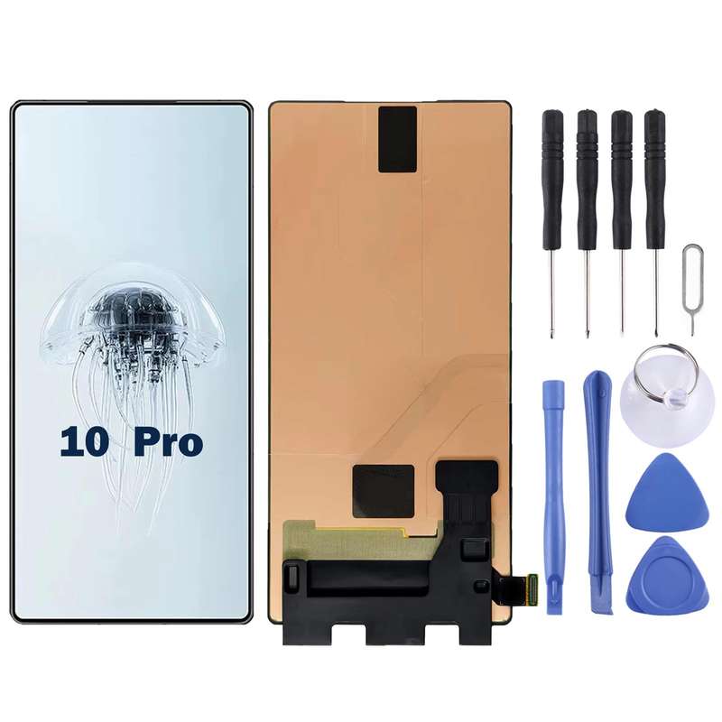 For ZTE Nubia Red Magic 10 Pro NX789J AMOLED Original LCD Screen Digitizer Full Assembly (Black)