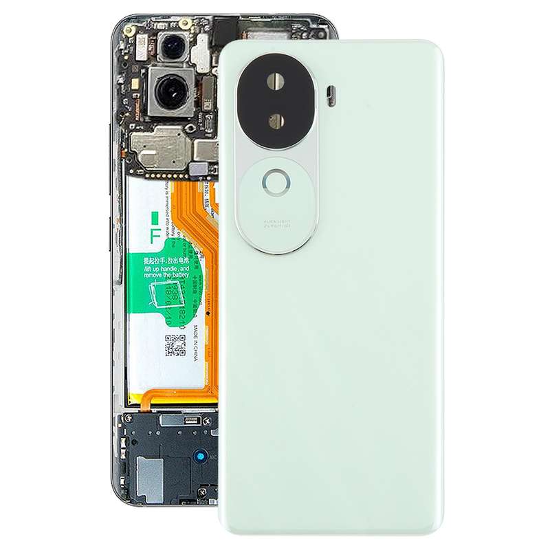 For vivo V40e Battery Back Cover with Camera Lens Cover(Green)