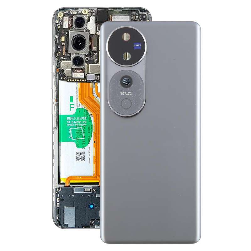 For vivo V40 Pro Battery Back Cover with Camera Lens Cover(Gray)