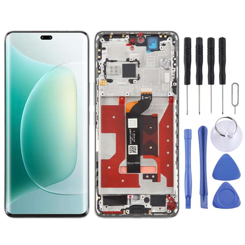 For Honor 300 Pro Original LCD Screen Digitizer Full Assembly with Frame (Black)