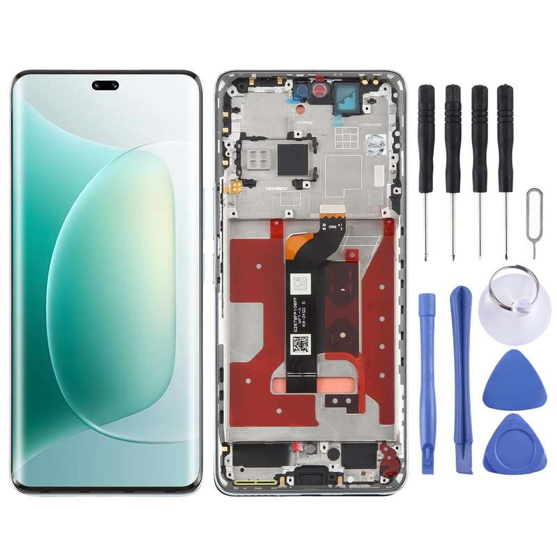 For Honor 300 Pro Original LCD Screen Digitizer Full Assembly with Frame (Black)