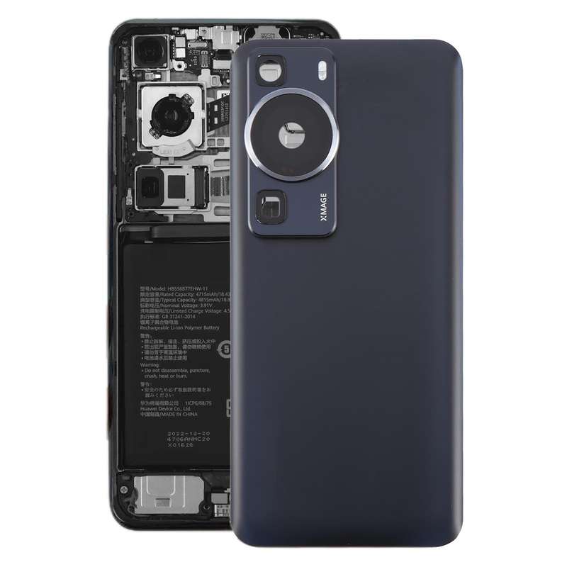 For Huawei P60 Battery Back Cover with Camera Lens Cover(Green)
