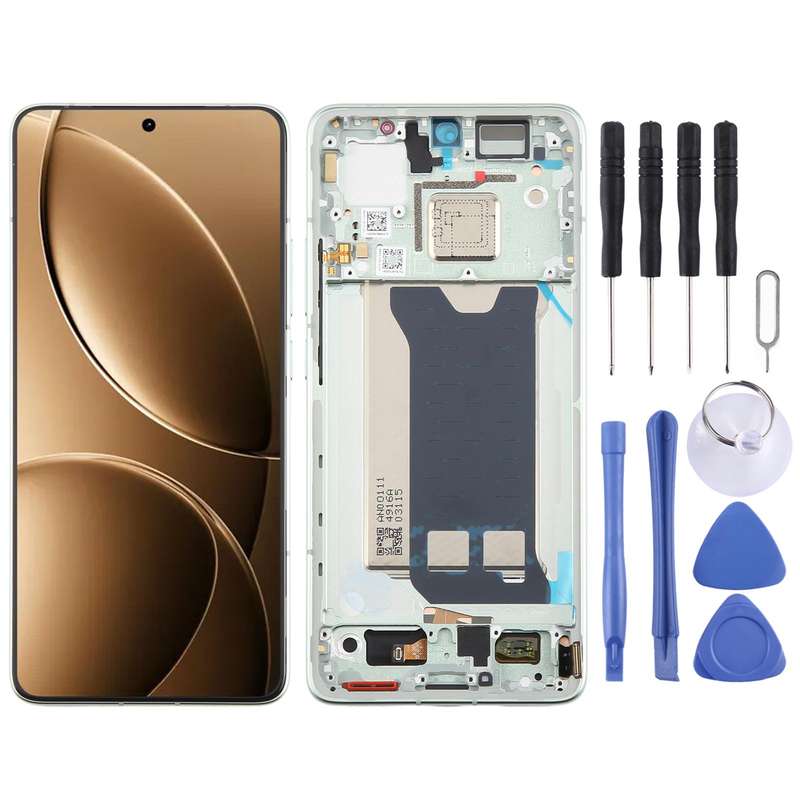 For Xiaomi Redmi K80 AMOLED Original LCD Screen Digitizer Full Assembly with Frame (Black)