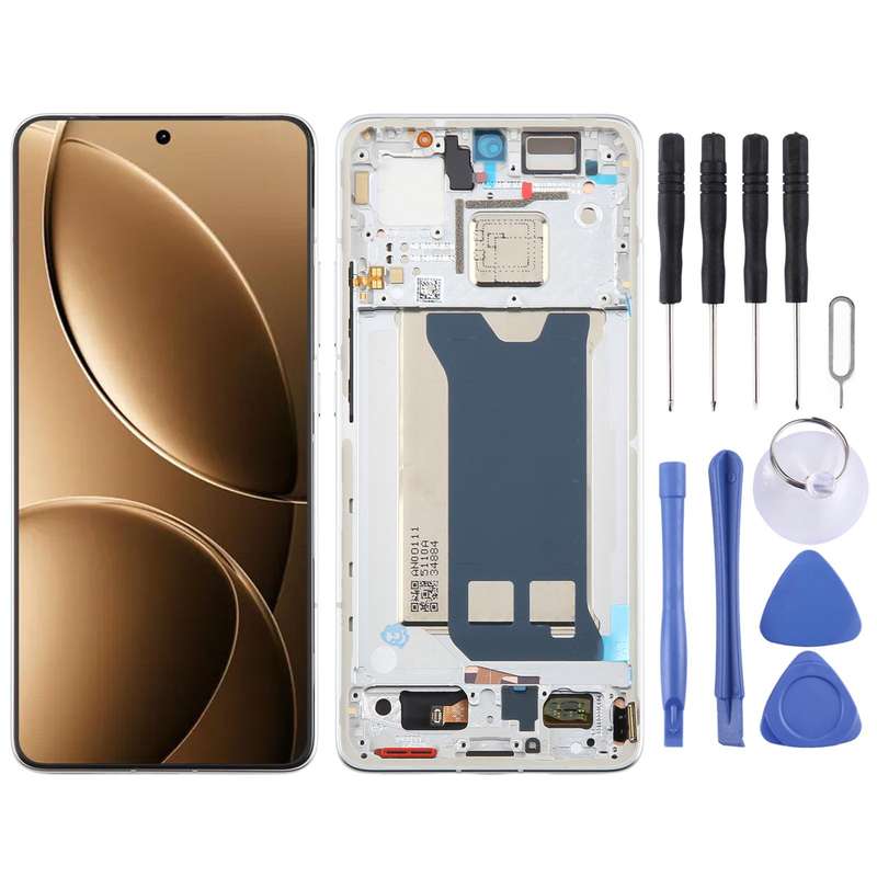 For Xiaomi Redmi K80 AMOLED Original LCD Screen Digitizer Full Assembly with Frame (Black)
