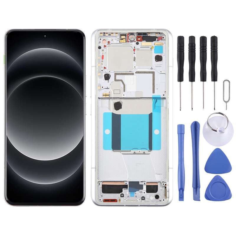 For Xiaomi 14 Ultra AMOLED Original LCD Screen Digitizer Full Assembly with Frame (Black)