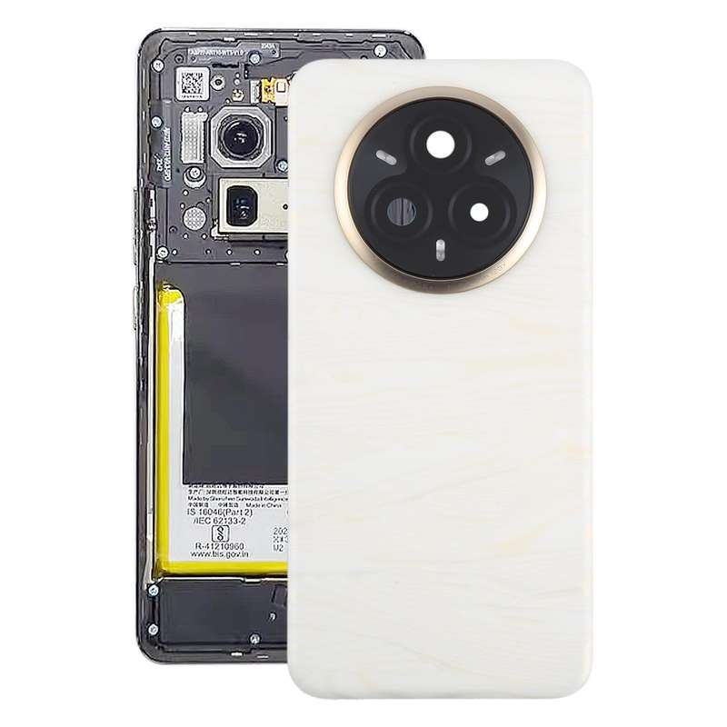 For Realme 14 Pro+ Original Battery Back Cover with Camera Lens Cover(Purple)