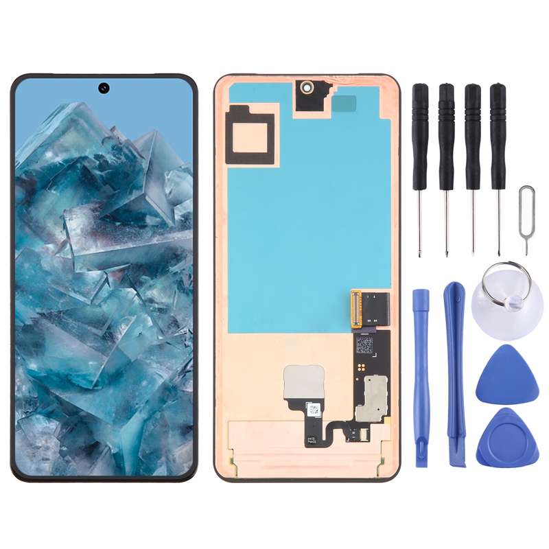 For Google Pixel 8 Pro GC3VE G1MNW Original AMOLED LCD Screen Digitizer Full Assembly, with Fingerpr