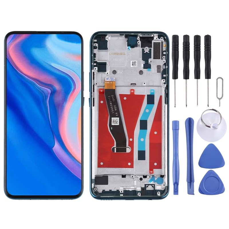 For Honor 9X Global LCD Screen and Digitizer Full Assembly with Frame (Black)