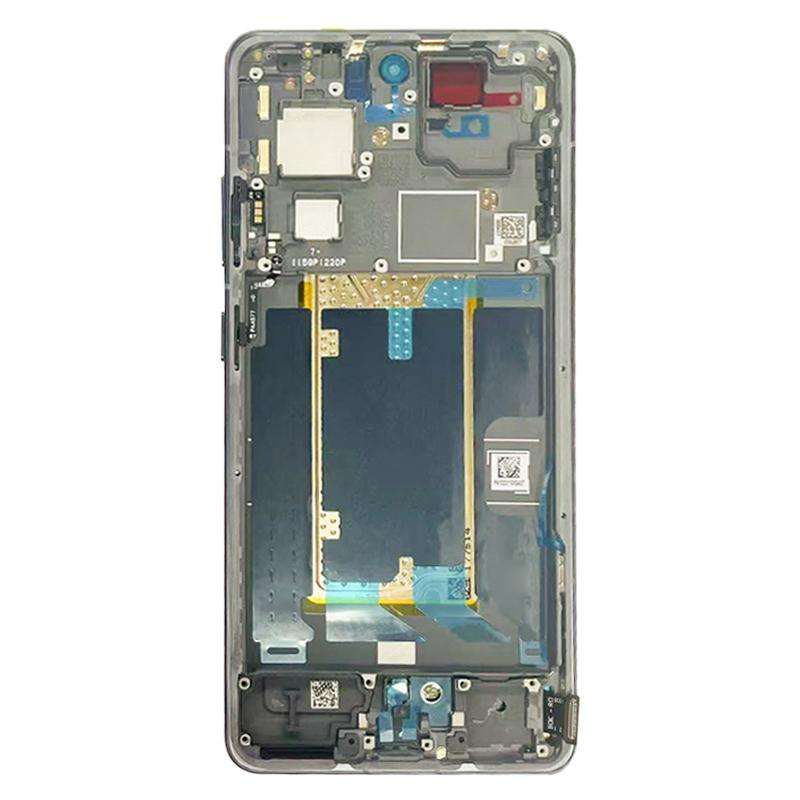 For OnePlus 13R CPH2645 CPH2691 CPH2647 Middle Frame Bezel Plate (Black)