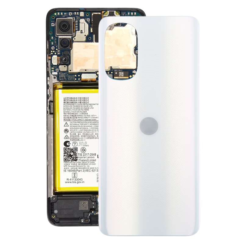 For Motorola Moto G71s Original Battery Back Cover(Black)