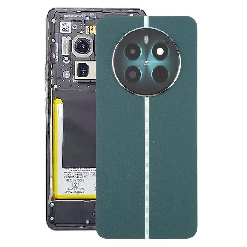 For Realme 12+ 5G India Original Back Cover with Camera Lens Cover(Green)