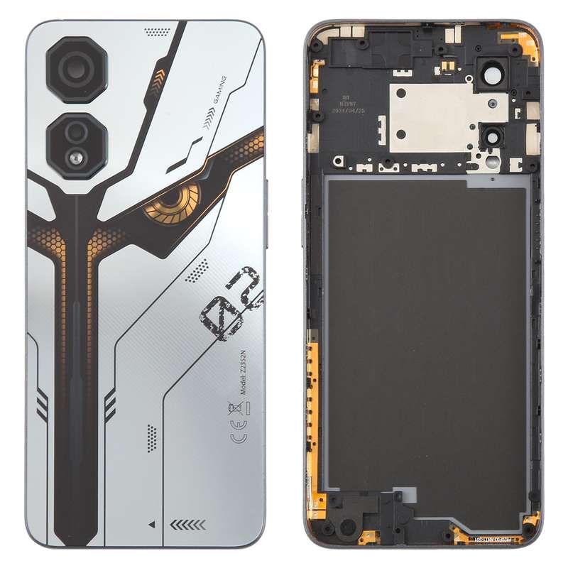 For ZTE nubia Neo 2 Z2352N Plastic Battery Back Cover with Camera Lens Cover(Gray)
