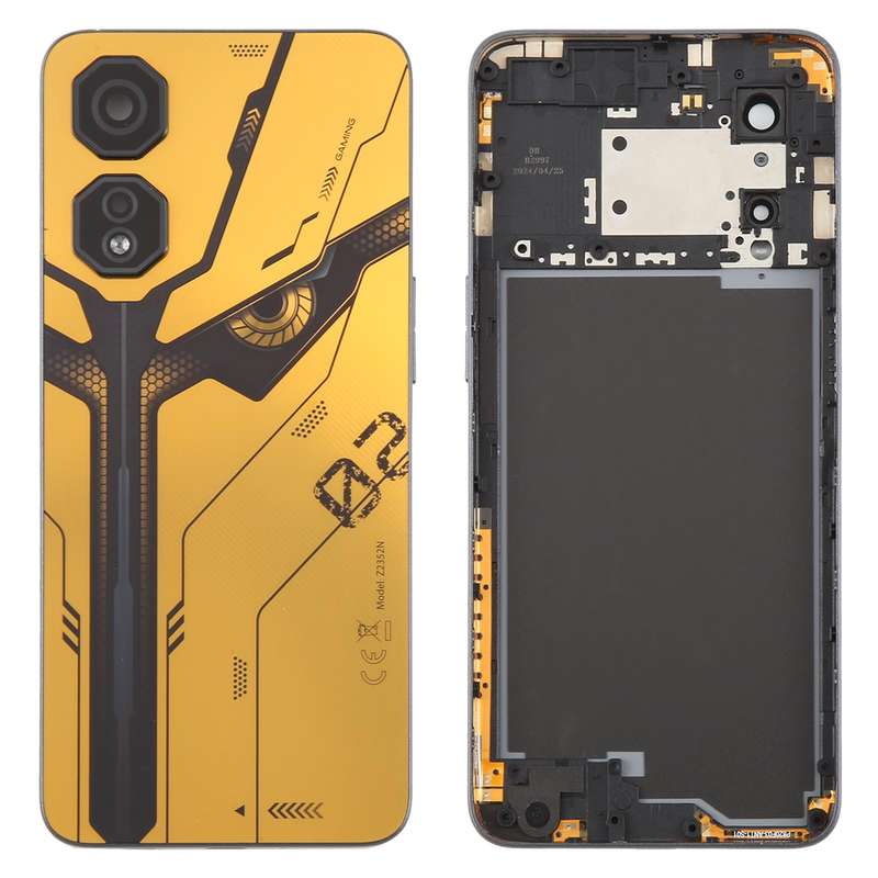 For ZTE nubia Neo 2 Z2352N Plastic Battery Back Cover with Camera Lens Cover(Gray)