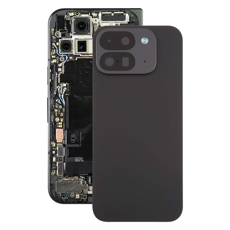 For Google Pixel 9 Pro Fold Original Back Cover with Camera Lens Cover(Black)