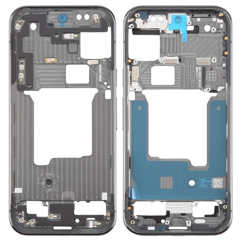 For Google Pixel 9 Pro Original Middle Frame Bezel Plate (Black)