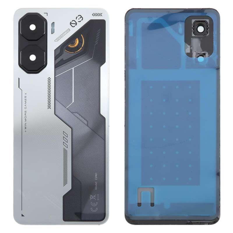 For ZTE nubia Neo 3 Plastic Battery Back Cover with Camera Lens Cover(Black)