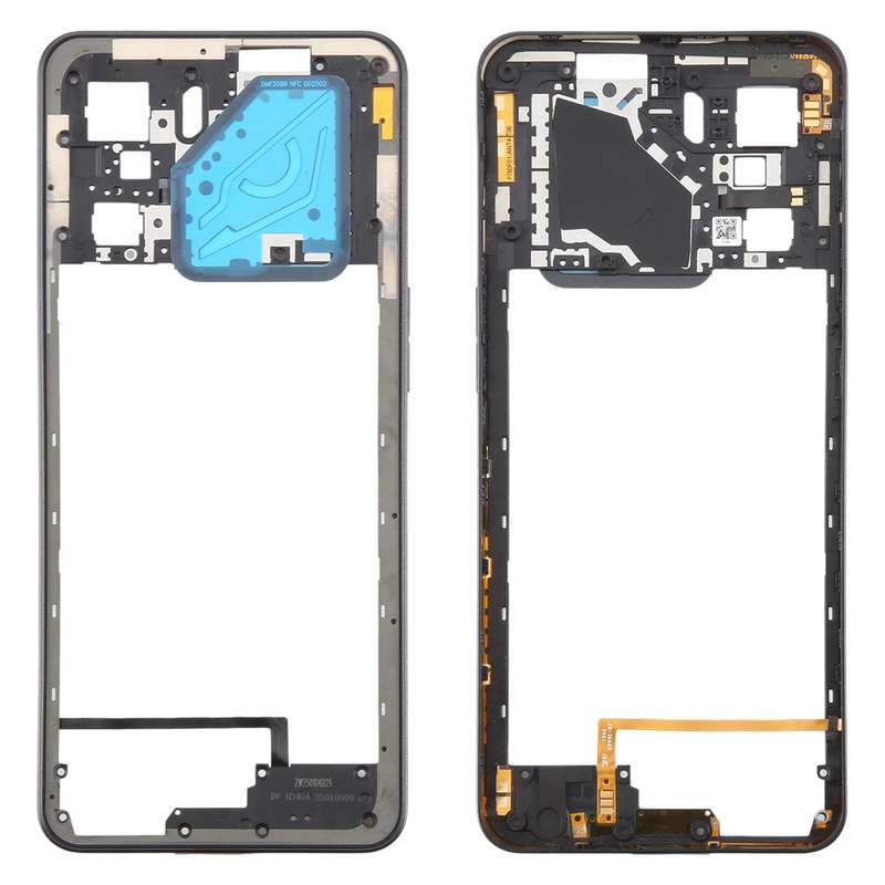 For ZTE nubia Neo 3 Plastic Middle Frame Bezel Plate (Gold)
