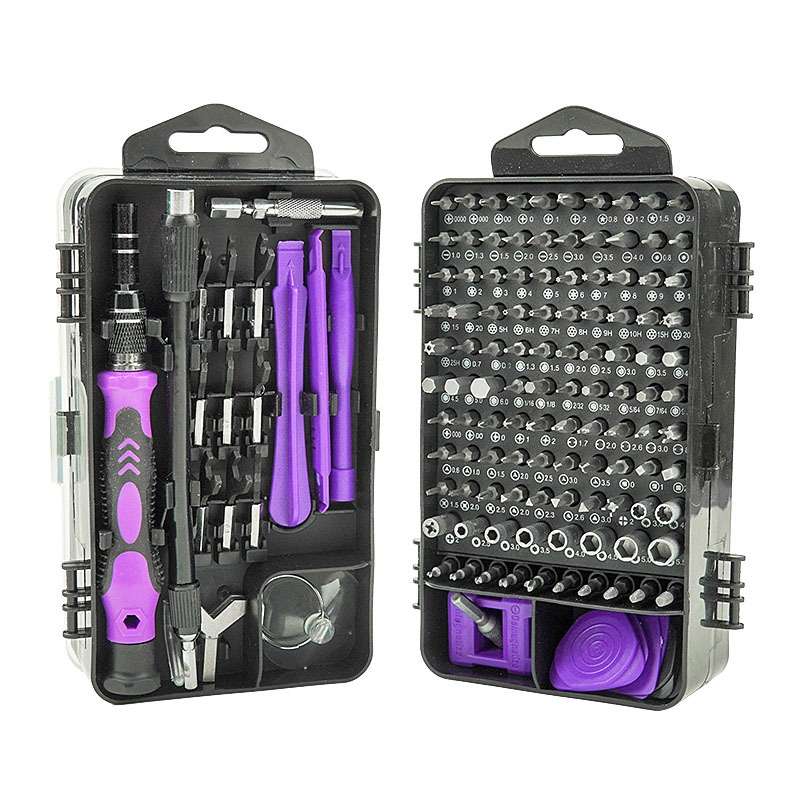 138 in 1 DIY Mobile Phone Disassembly Tool Clock Repair Multi-function Tool Screwdriver Set (Blue)