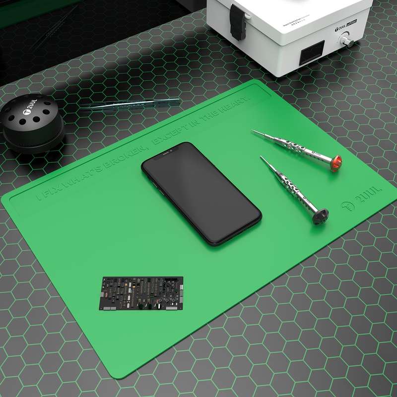 2UUL Heat Resisting Silicone Pad, Size: 40 x 28cm (Grey)