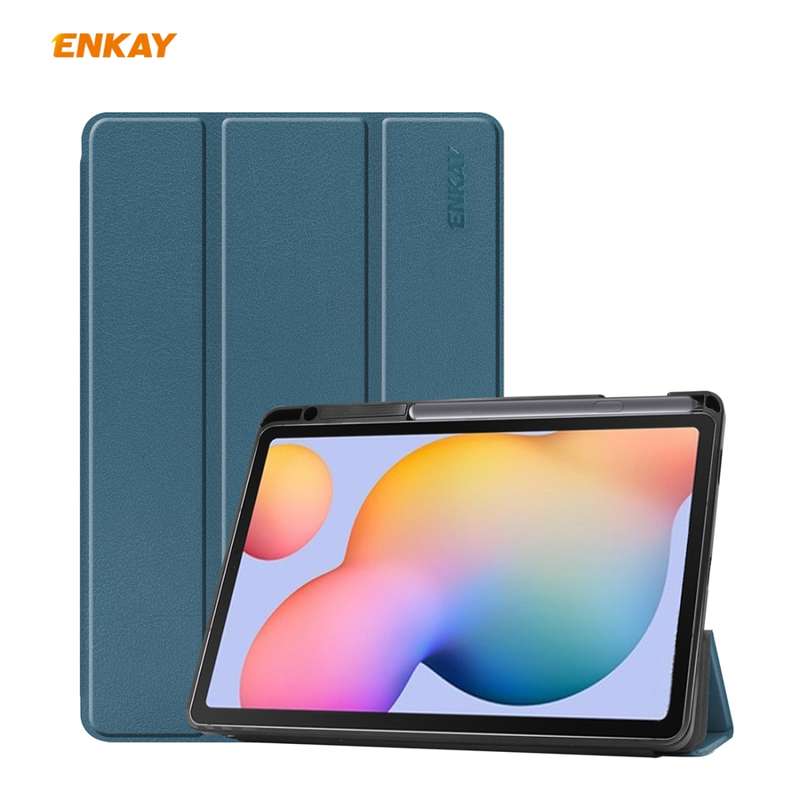 For Samsung Galaxy Tab S6 Lite P610 / P615 / Tab S6 Lite 2022 / P613 / P619 ENKAY Leather Smart Tabl