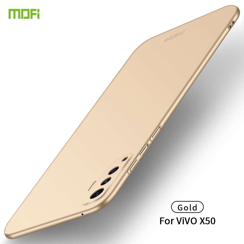 For Vivo X50 MOFI Frosted PC Ultra-thin Hard Case(Blue)