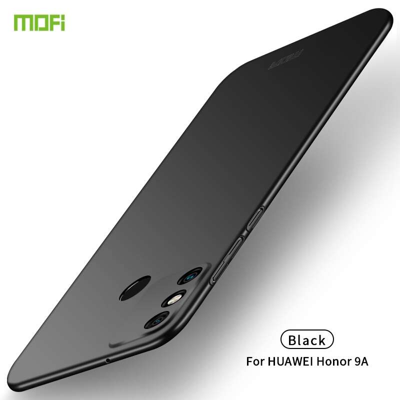 For Huawei Honor 9A MOFI Frosted PC Ultra-thin Hard Case(Black)