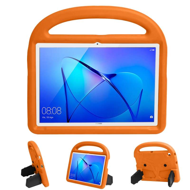 For Huawei MediaPad T3 10 9.6 inch Sparrow Style EVA Material Children Shockproof Casing Shell(Purpl