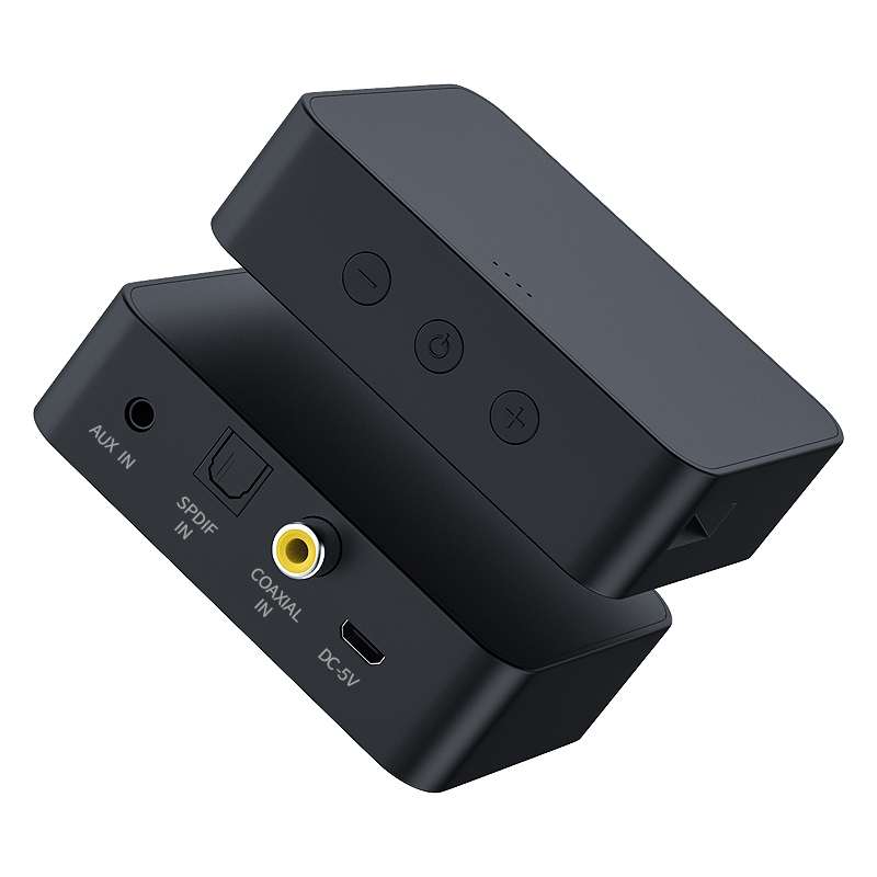T6 Bluetooth 5.0 Computer TV Transmitter Fiber coaxial AUX Multifunction TF Card HiFI Bluetooth Audi