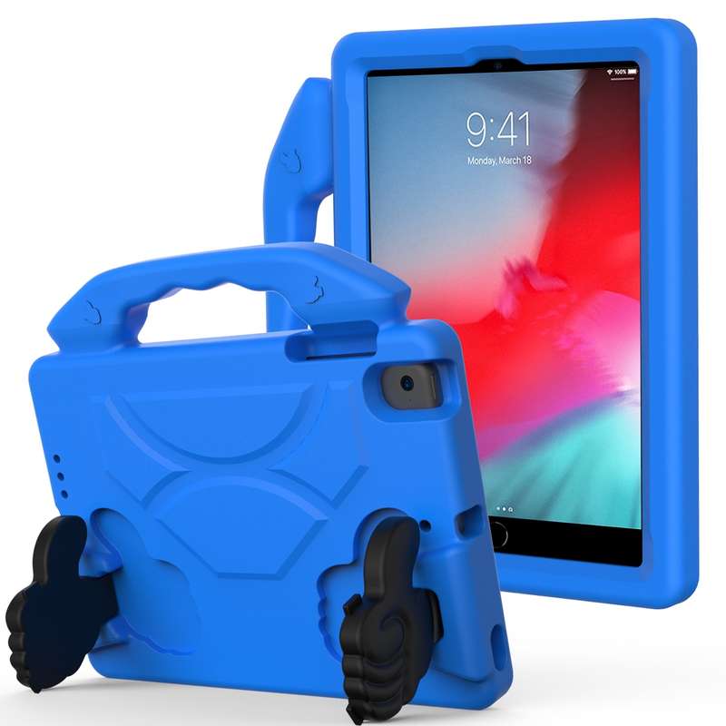 For iPad Mini 5/4/3/2/1 EVA Material Children Flat Anti Falling Cover Protective Shell With Thumb Br