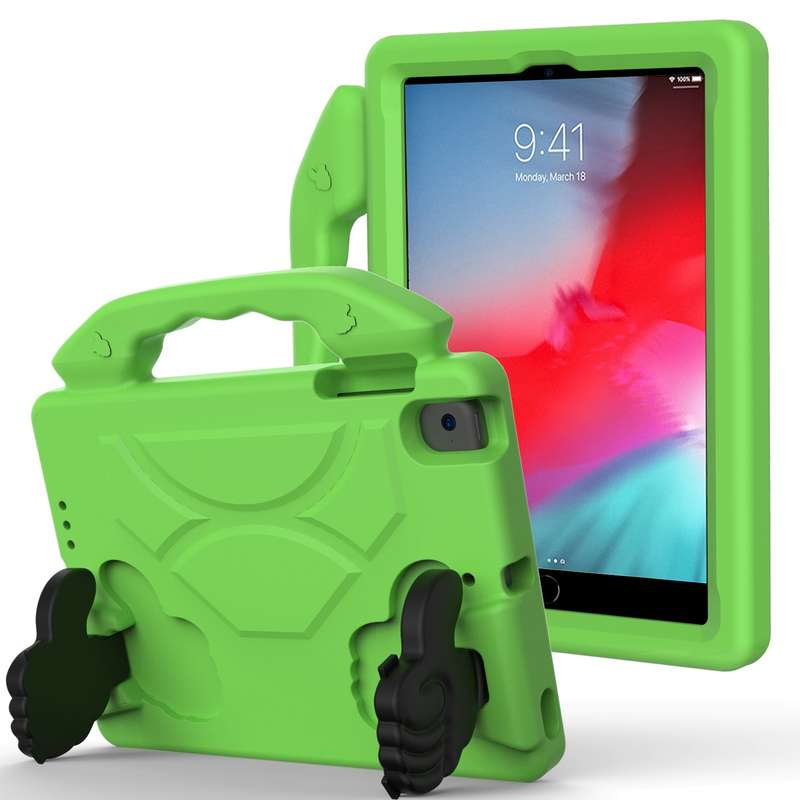 For iPad Mini 5/4/3/2/1 EVA Material Children Flat Anti Falling Cover Protective Shell With Thumb Br