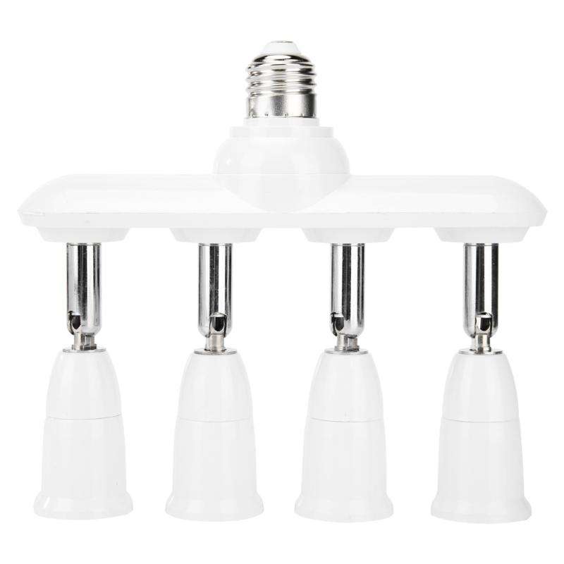 1 to 5 E27 to E27 Socket Distributor Adjustable Converter E27 LED Bulb Holder(5 in 1)