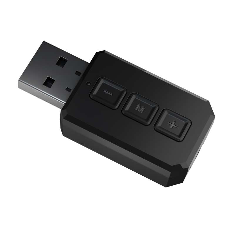 RT02 USB Bluetooth Audio Adapter Receives Transmits 2-in-1 Bluetooth 5.0 Hands-free Talk Car Bluetoo