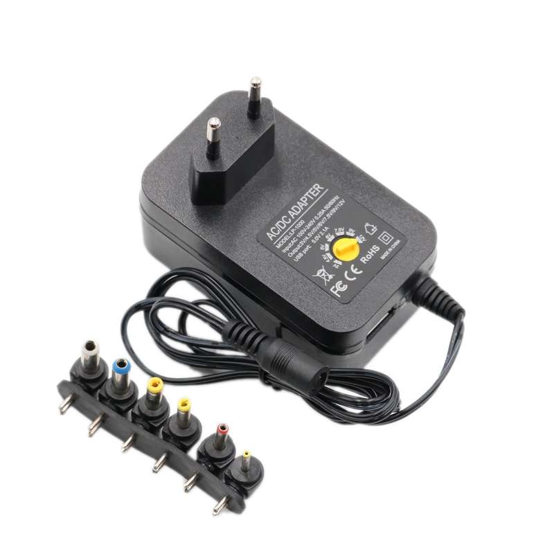 3V 4.5V 5V 6V 7.5V 9V 12V 2A 2.5A AC DC Adapter Adjustable Power Adapter Universal Charger Power Sup