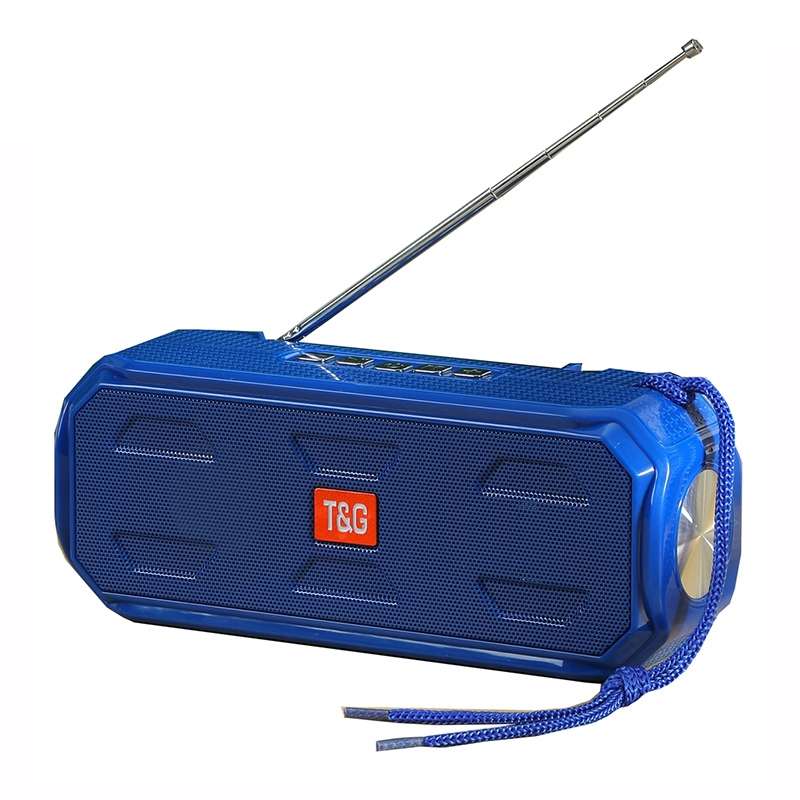 T&G TG280 Solar Power Charging Bluetooth Speakers with Flashlight, Support TF Card / FM / 3.5mm AUX