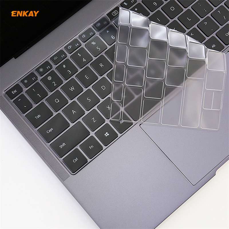 For Huawei MateBook D 14 inch / D 15.6 inch ENKAY Ultrathin Soft TPU Keyboard Protector Film, US Ver