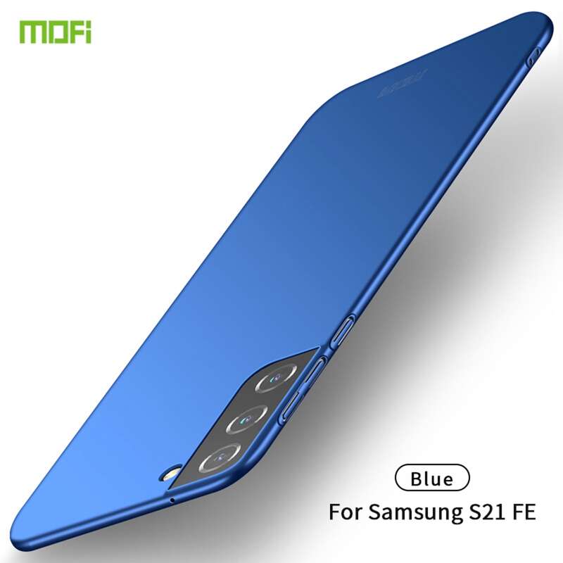 For Samsung Galaxy S21 FE MOFI Frosted PC Ultra-thin Hard Case(Black)