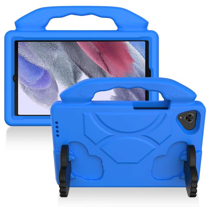 For Samsung Galaxy Tab A7 Lite T220 / T225 Thumb Bracket EVA Shockproof Tablet Case(Black)