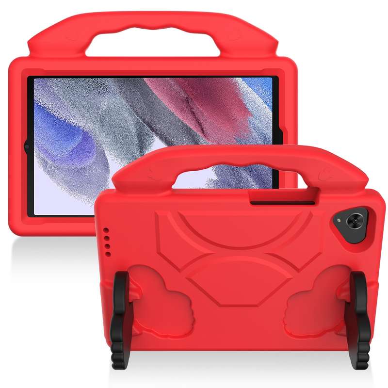 For Samsung Galaxy Tab A7 Lite T220 / T225 Thumb Bracket EVA Shockproof Tablet Case(Black)