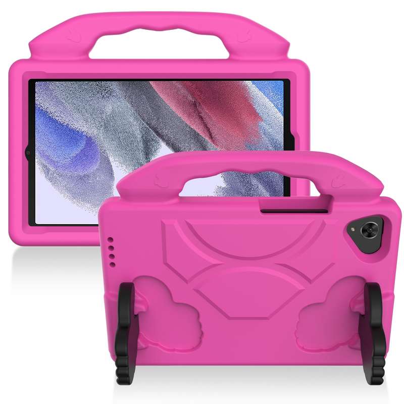 For Samsung Galaxy Tab A7 Lite T220 / T225 Thumb Bracket EVA Shockproof Tablet Case(Black)