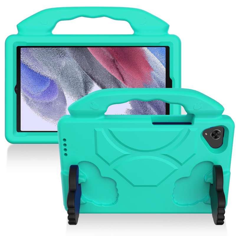 For Samsung Galaxy Tab A7 Lite T220 / T225 Thumb Bracket EVA Shockproof Tablet Case(Black)