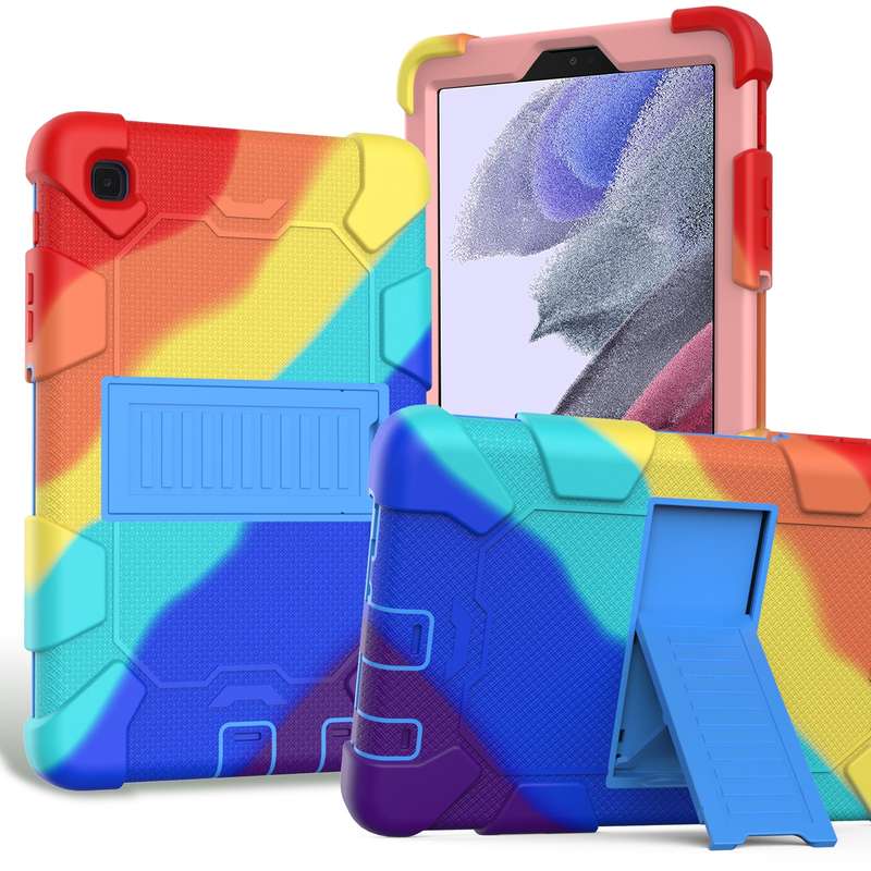 For Samsung Galaxy Tab A7 Lite T220 / T225 Two-Color Robot Shockproof Silicone + PC Protective Case