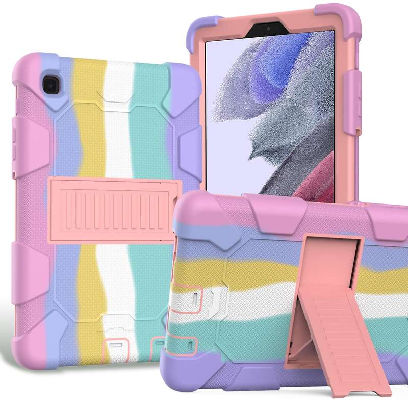 For Samsung Galaxy Tab A7 Lite T220 / T225 Two-Color Robot Shockproof Silicone + PC Protective Case