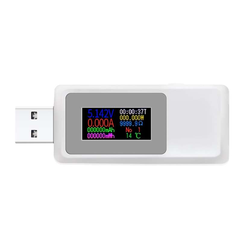 Keweisi KWS-MX19 USB Tester DC 4V-30V 0-5A Current Voltage Detector(Black)