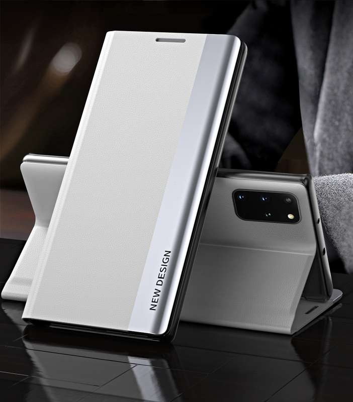 For Samsung Galaxy A52 5G / 4G Side Electroplated Magnetic Ultra-Thin Horizontal Flip Leather Case w