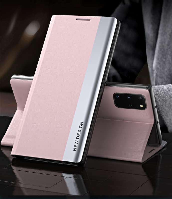 For Samsung Galaxy A52 5G / 4G Side Electroplated Magnetic Ultra-Thin Horizontal Flip Leather Case w