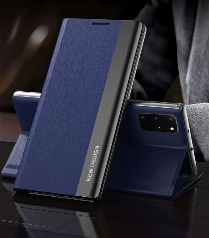 For Samsung Galaxy A52 5G / 4G Side Electroplated Magnetic Ultra-Thin Horizontal Flip Leather Case w