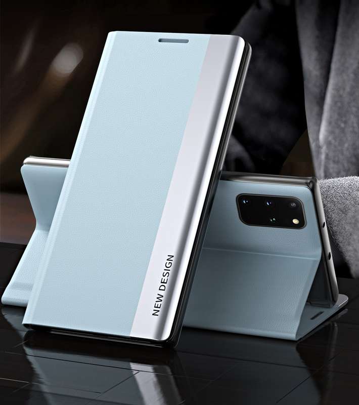 For Samsung Galaxy A52 5G / 4G Side Electroplated Magnetic Ultra-Thin Horizontal Flip Leather Case w