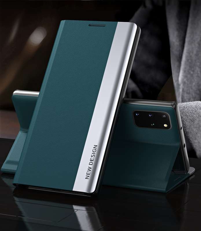 For Samsung Galaxy A52 5G / 4G Side Electroplated Magnetic Ultra-Thin Horizontal Flip Leather Case w